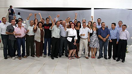 Noite de festa na posse da nova diretoria 