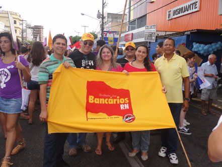 Bancários na Luta em Comemoração ao dia Internacional da Mulher